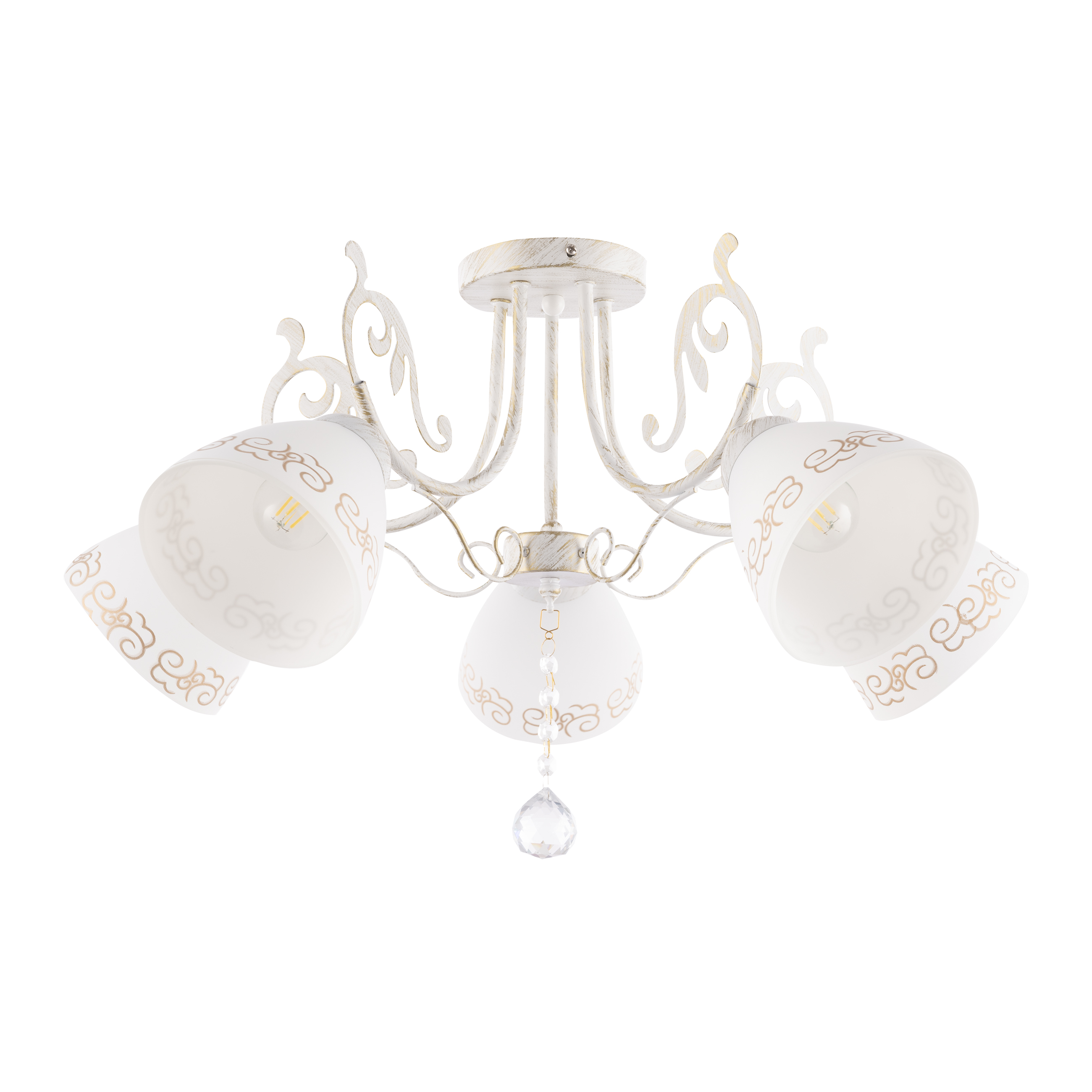 Люстра с плафонами 341900/5 WT+G Arte Milano