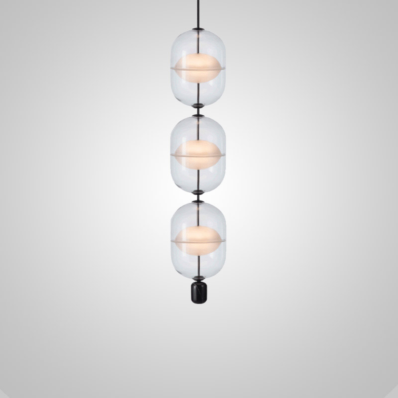 Подвесной светильник PLATTE 1 black 3000К by ImperiumLoft