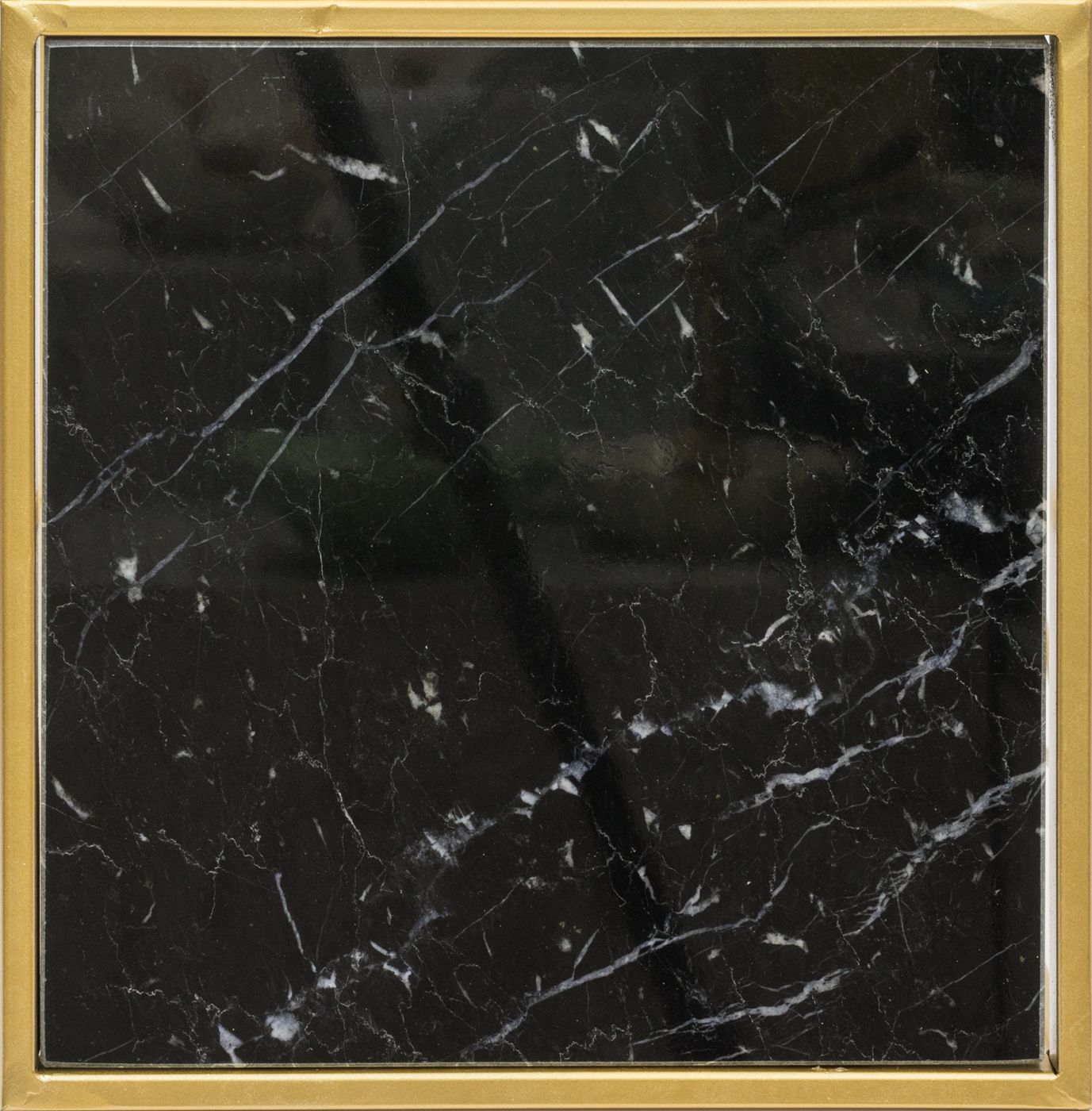 Столик приставной с черным мрамором Glasar 54-060