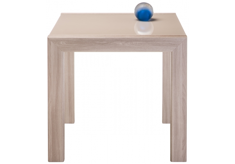 Стол стеклянный Woodville Стеклянный стол Джендри капучино / ясень шимо светлый 462095