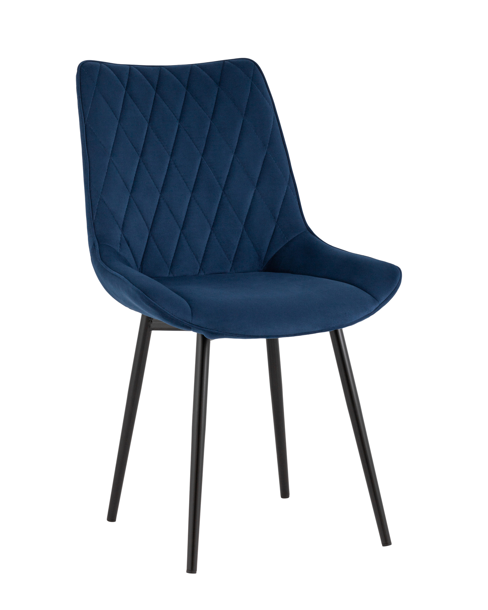 Стул Дарвин велюр синий Stool Group