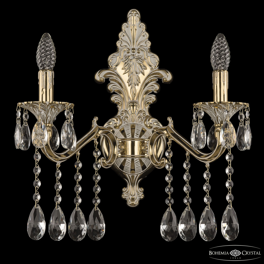 Бра бронзовые с хрусталём 7202B15/2/210 A GW