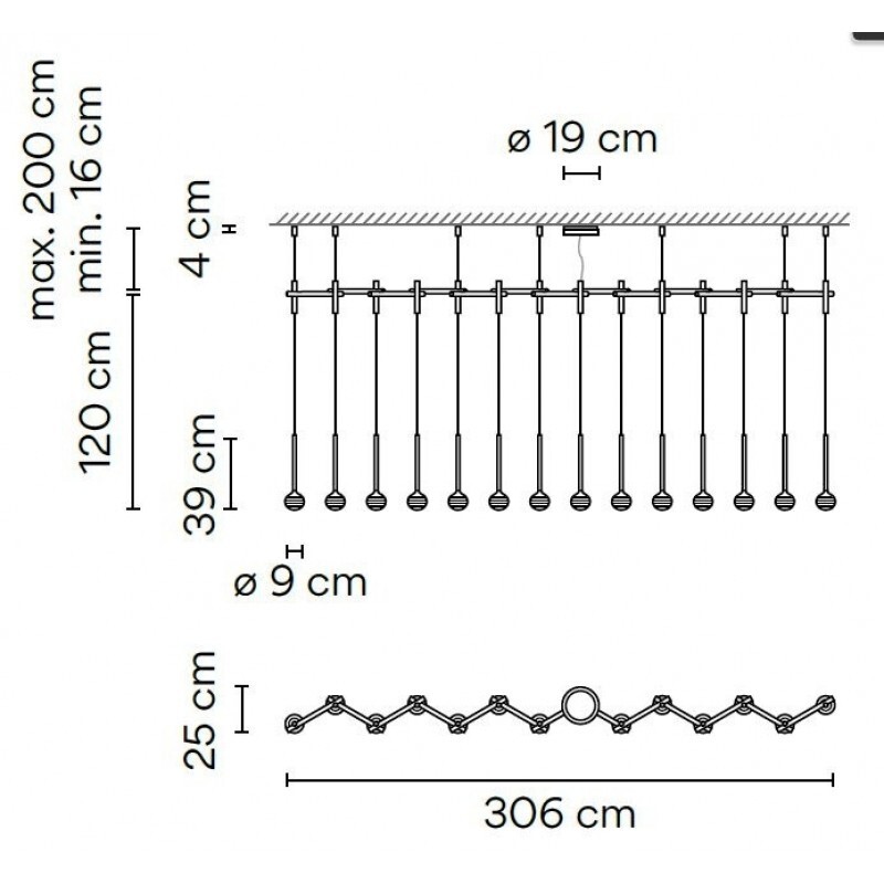 ПОДВЕСНОЙ СВЕТИЛЬНИК  VIBIA Algorithm 0840
