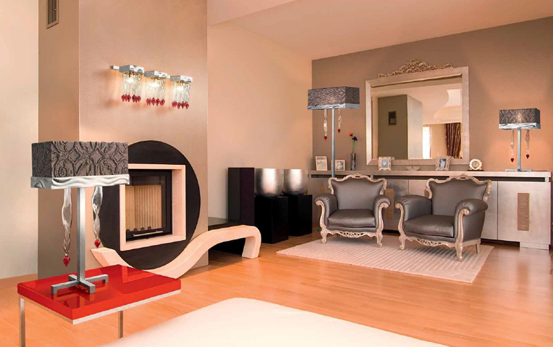 Настольная лампа Patrizia Volpato LP-530/LP argento platina