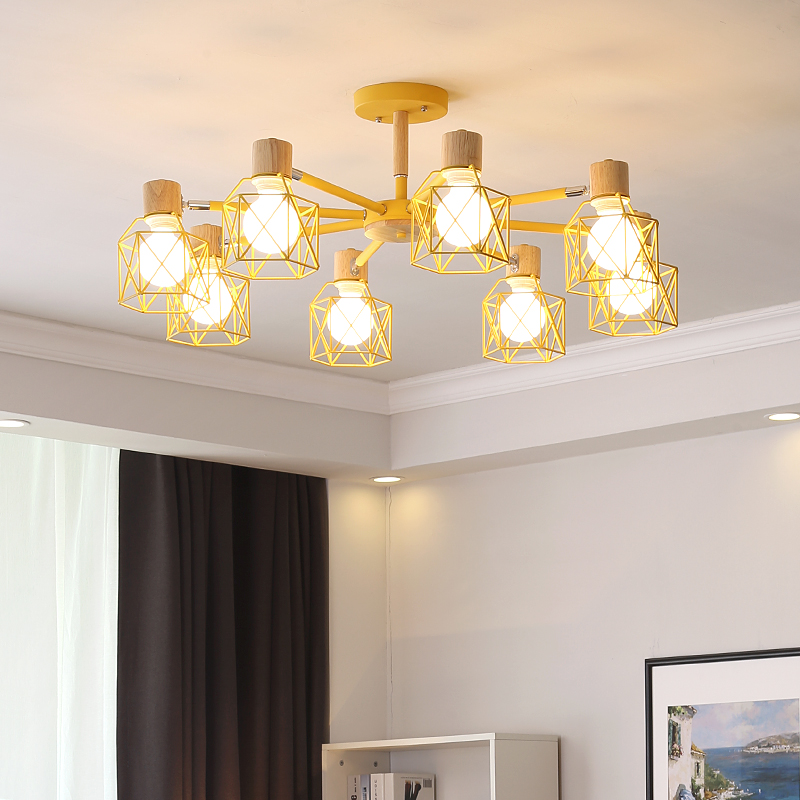 Потолочная люстра CORF B3 Black 3 lamps by ImperiumLoft