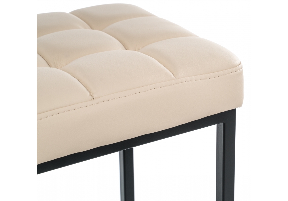 Барный стул Woodville Лофт кожзам d1 / черный матовый 385631