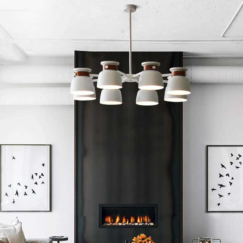 Люстра на штанге LOOP L6 Black by ImperiumLoft