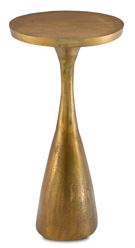 Приставной столик Currey & Company Ishaan Brass 4000-0074