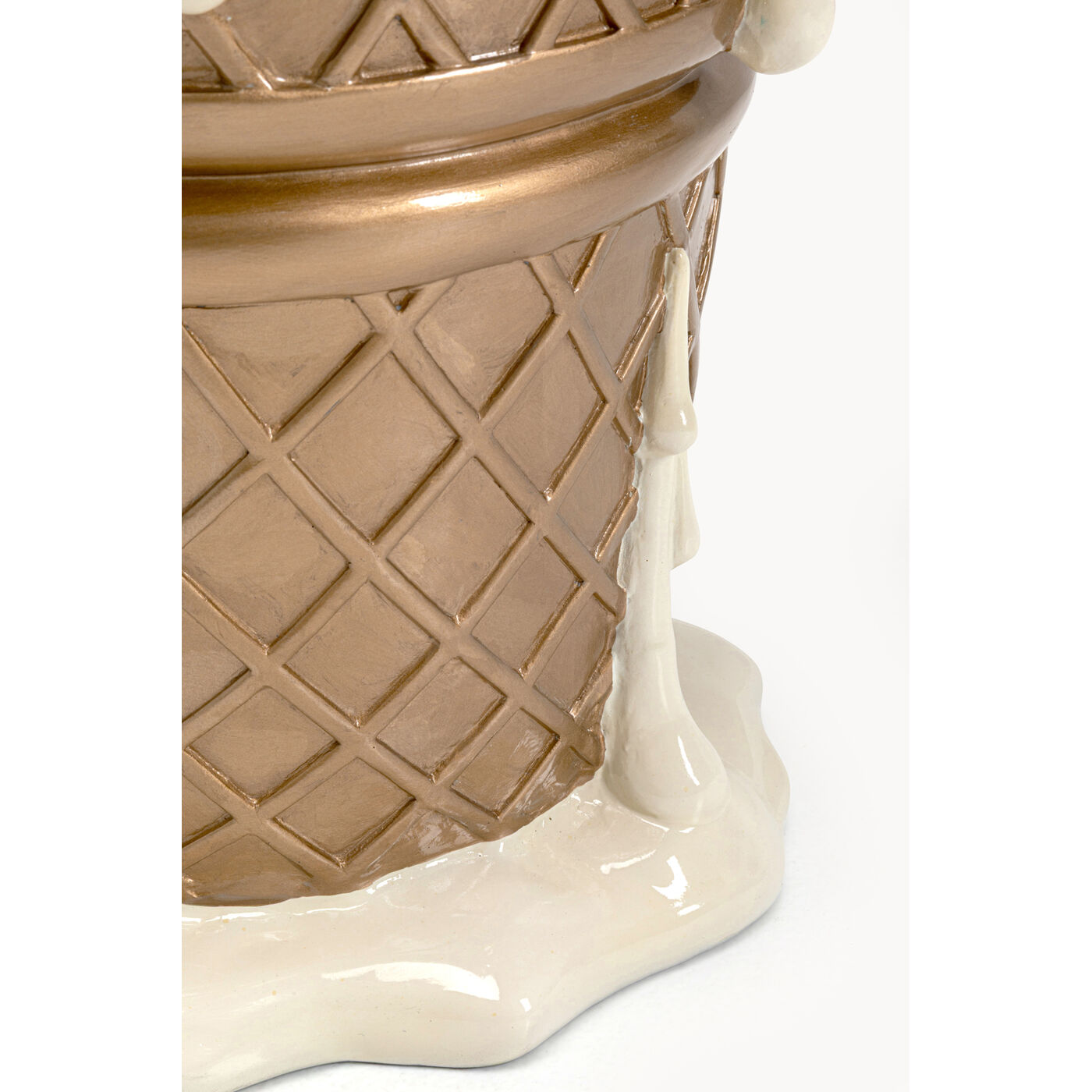 Пуф Ice Cream Vanilla Ø37cm KARE 71284