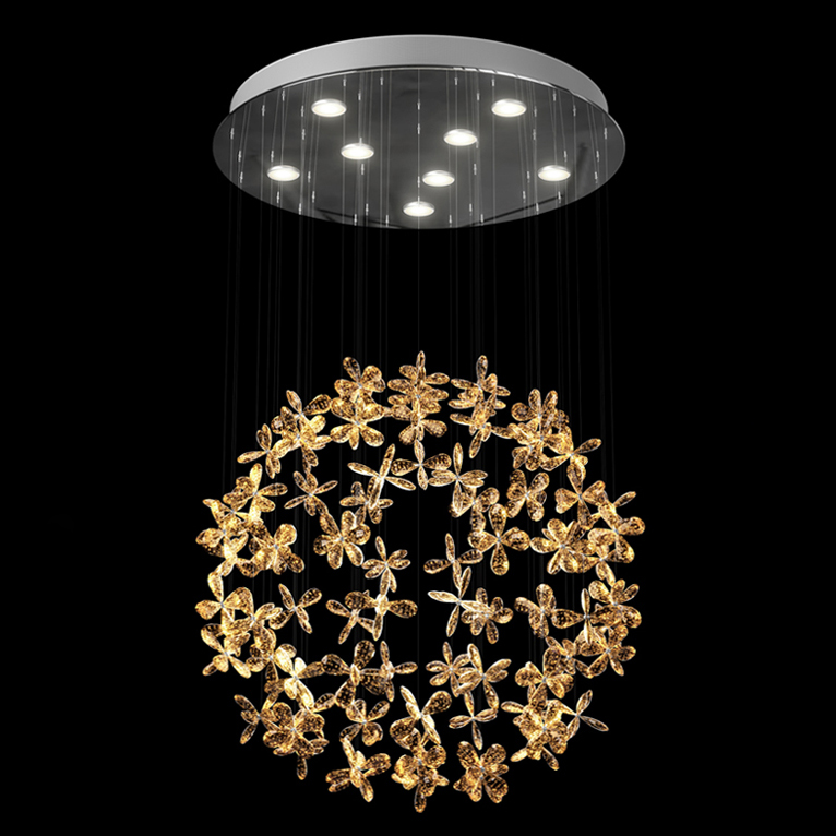 Подвесная люстра LUCIEN D120 Amber by ImperiumLoft