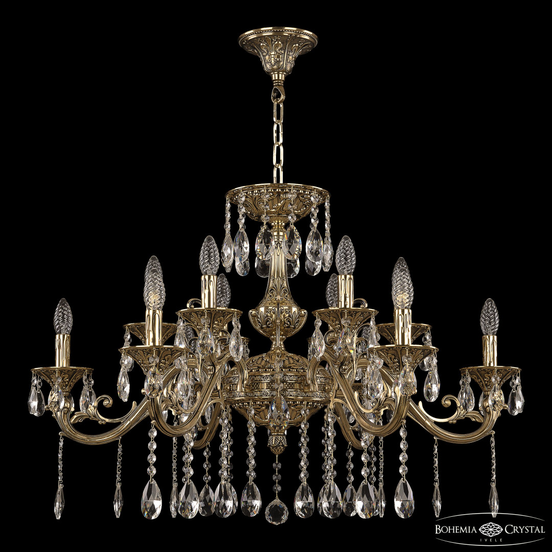 Люстра бронзовая 70123/12/320 A GB U1 Bohemia Ivele Crystal