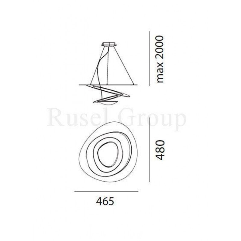Потолочный светильник  Artemide Pirce micro sospensione