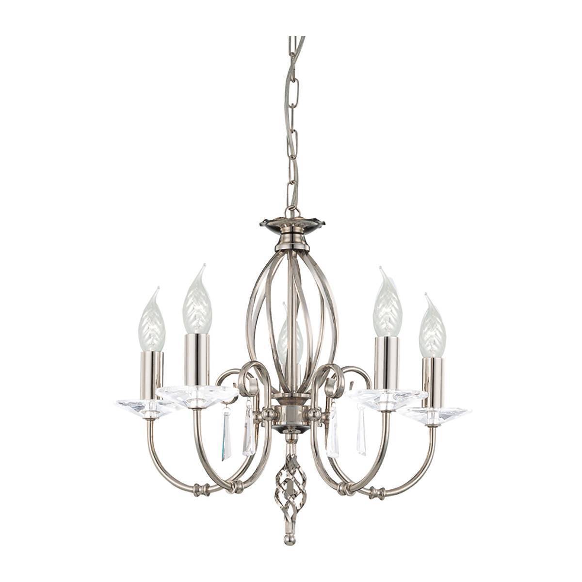 Люстра Elstead AG5 POL NICKEL