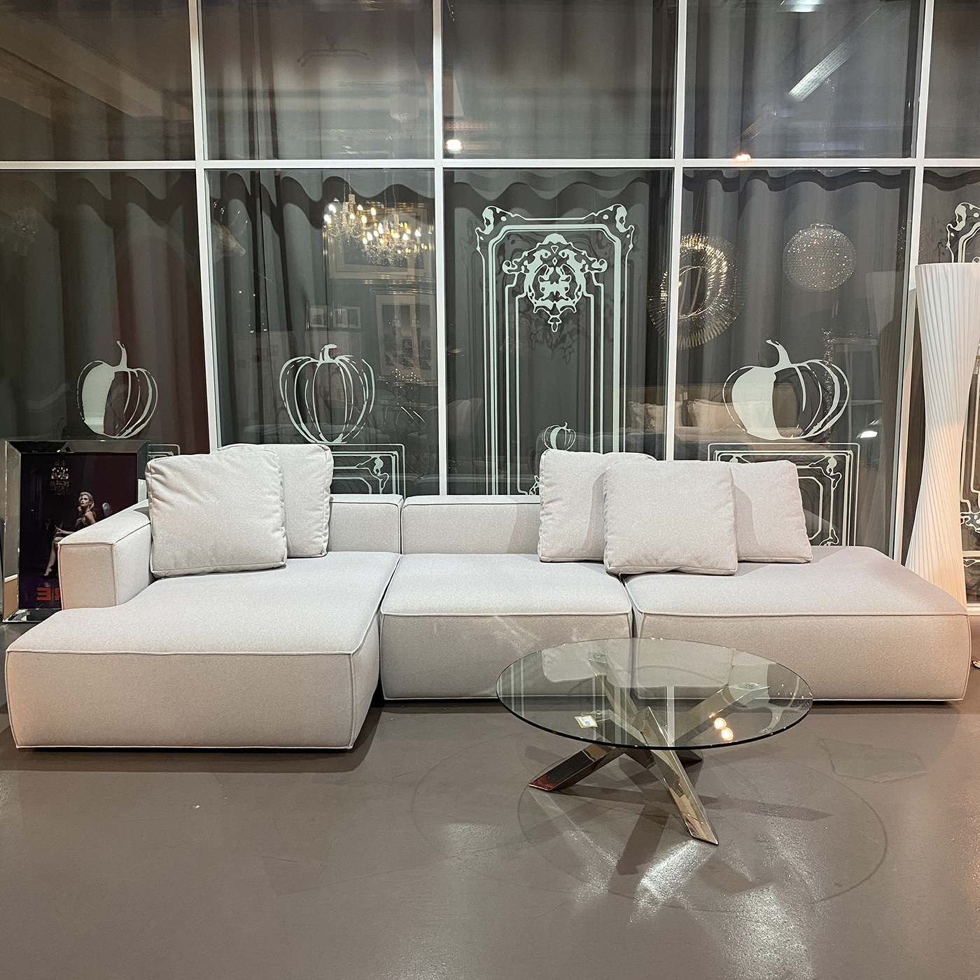 Диван-кровать Ткань Микровелюр KARE Memphis K00400