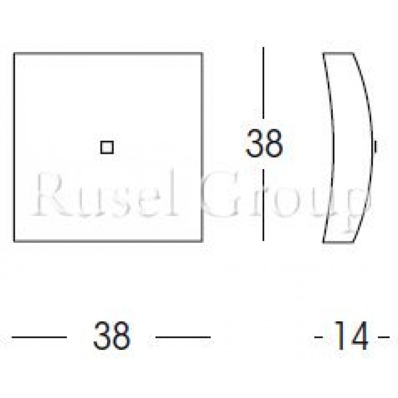 Настенно-потолочный светильник Linea Light Sipario 73398