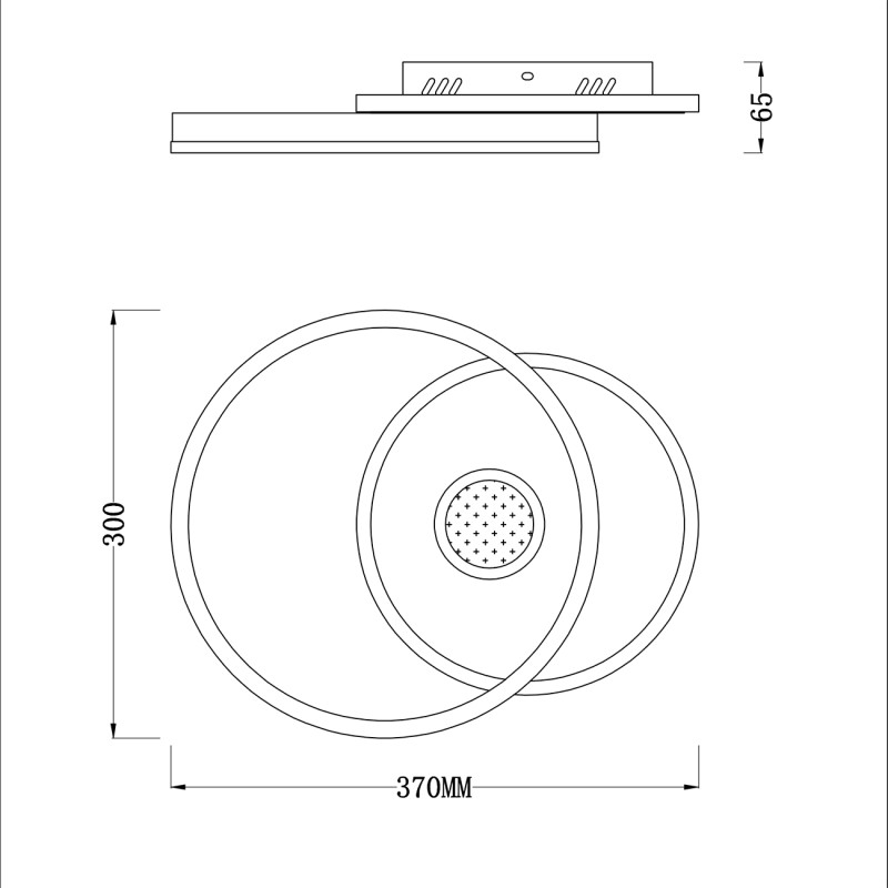 Накладная люстра Escada 10234/1LED BL
