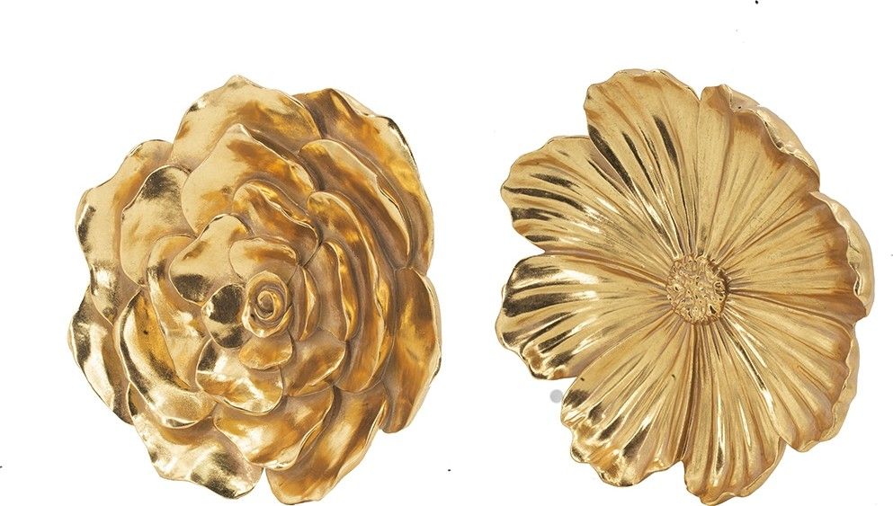 Декор настенный Цветы, набор Glasar 78738-GOLD-DS