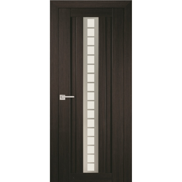 Межкомнатная дверь Graf PS-16 белый сатинат Мокко (2000 х 700)