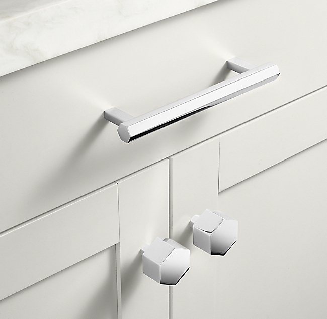 Ручка-скоба Restoration Hardware Dover L.20.3 Polished Chrome