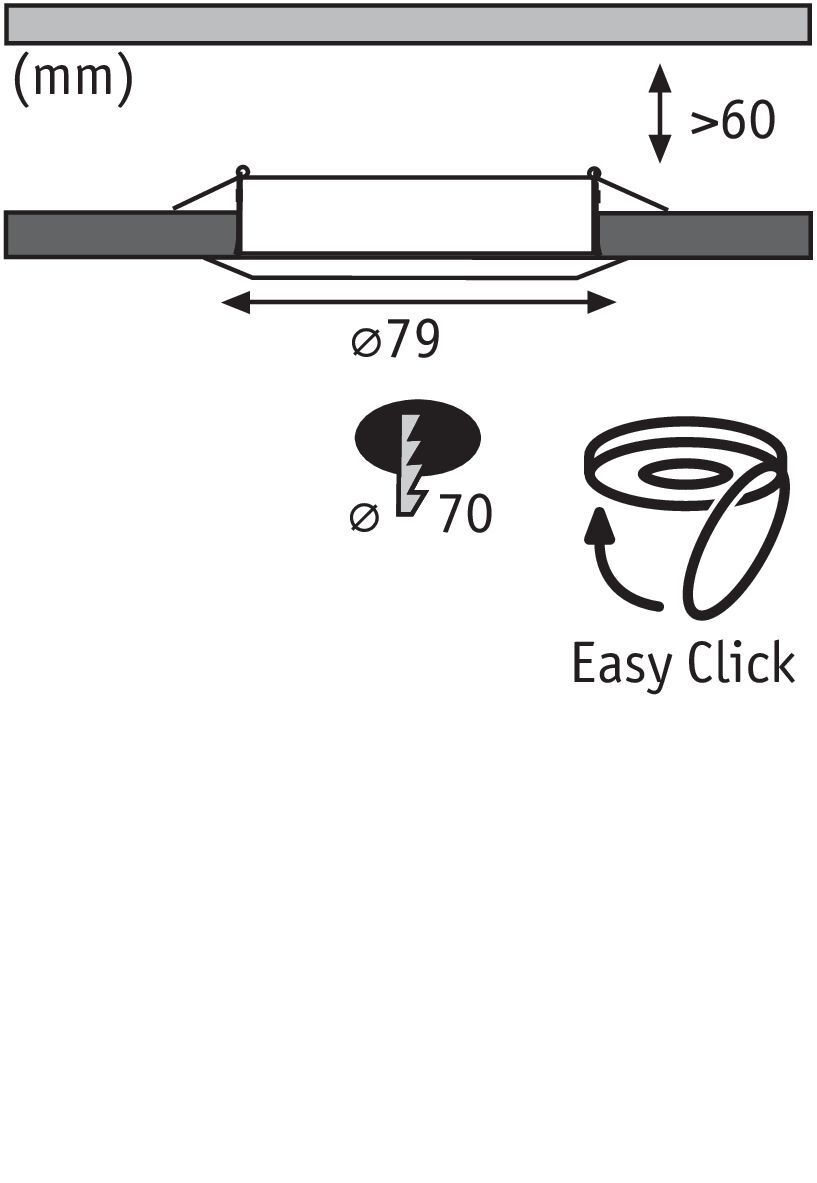 Встраиваемый светильник Paulmann 17945