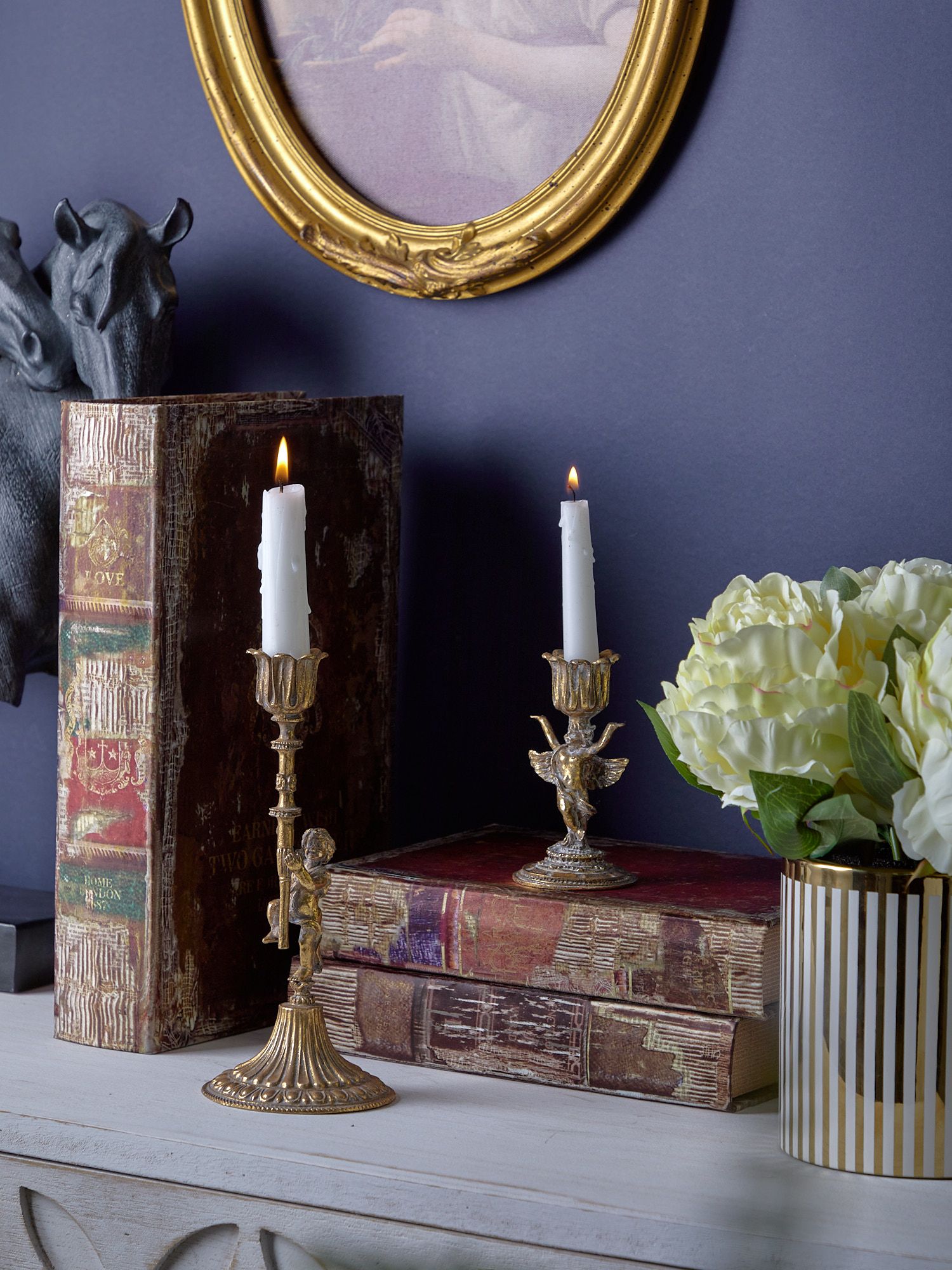 Подсвечник с ангелом Glasar 57-068