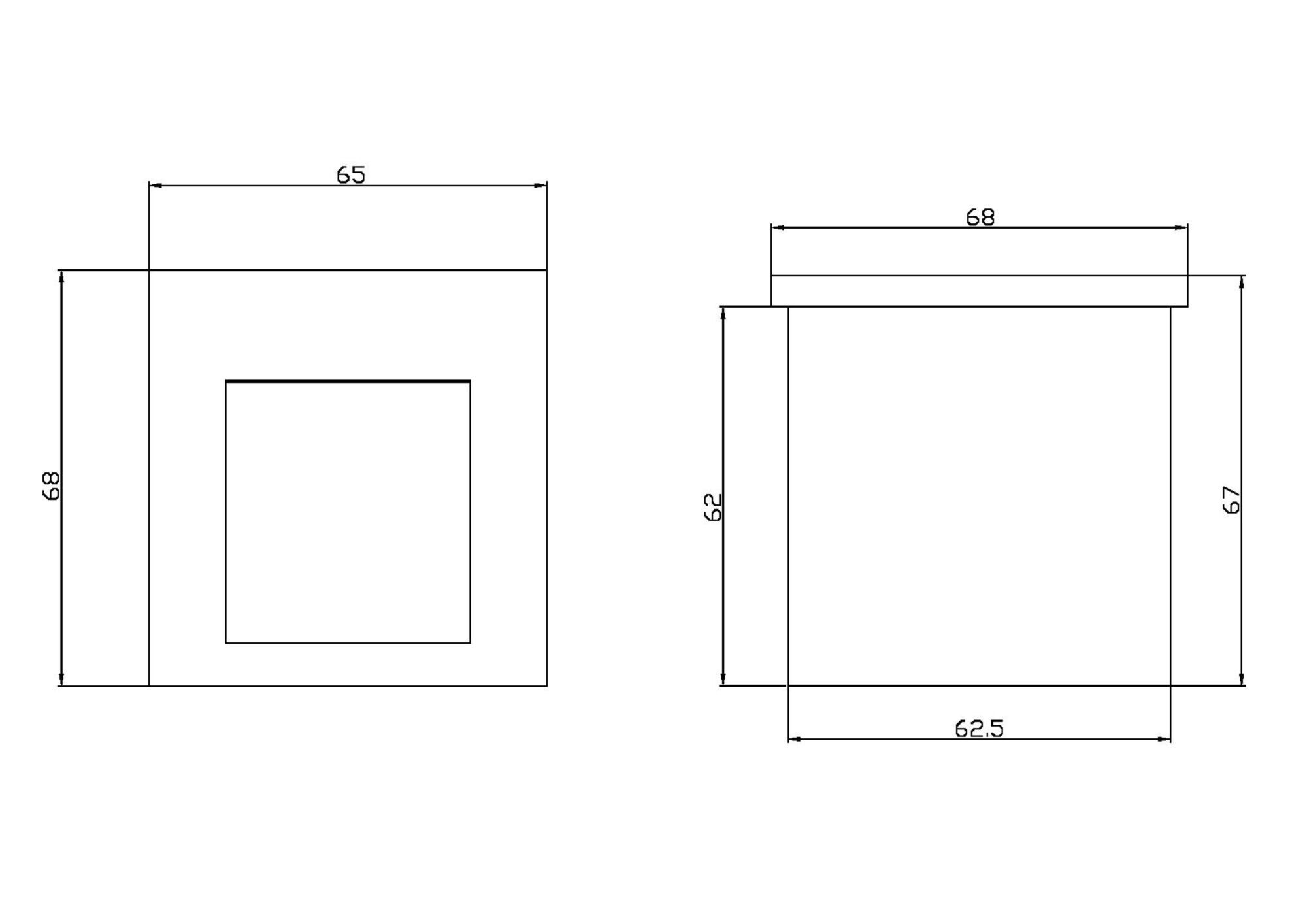 Встраиваемый светильник Maytoni O038-L3W