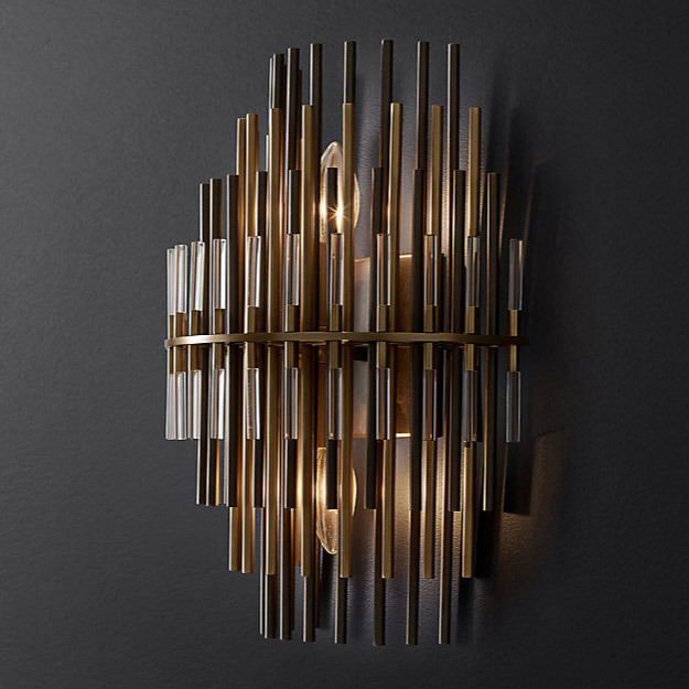 Бра Restoration Hardware Emile Sconce Burnished Brass