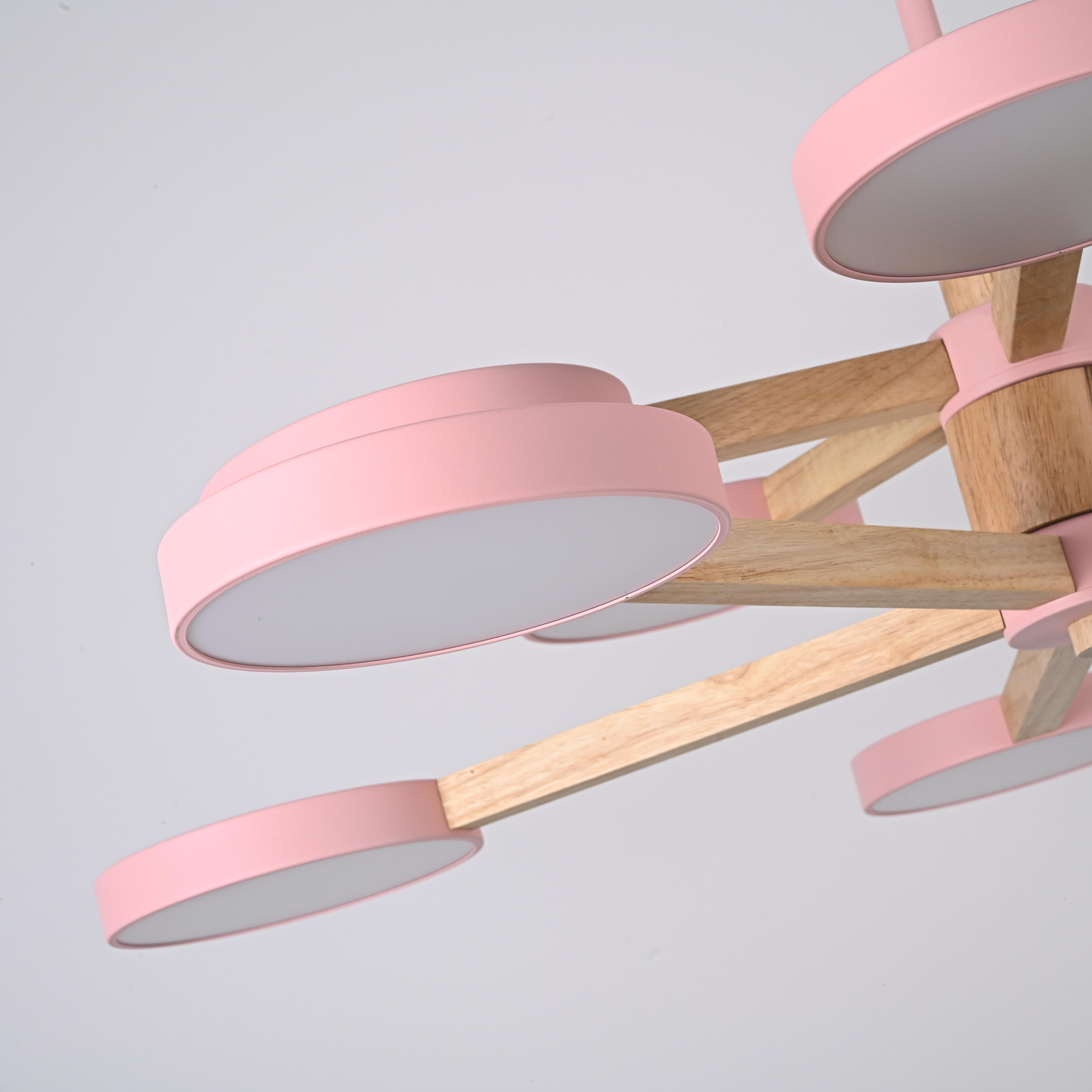 Подвесная люстра TURNA DBL L10 Pink by ImperiumLoft