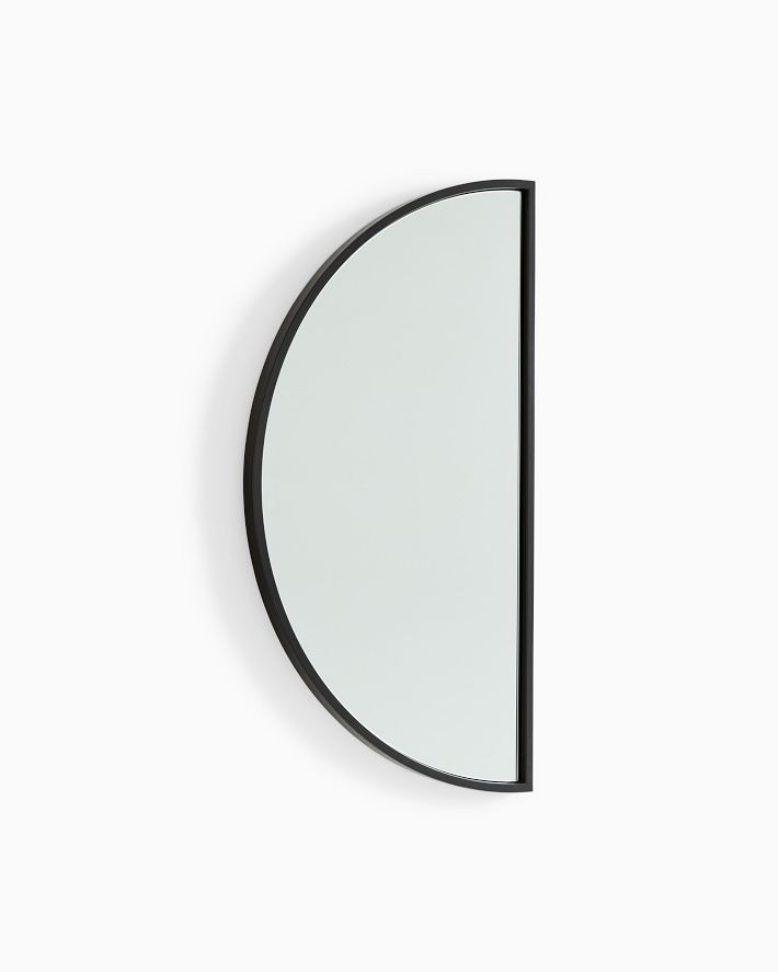 Чёрное настенное зеркало Омаха Louvre Home LHDWM111223RJ