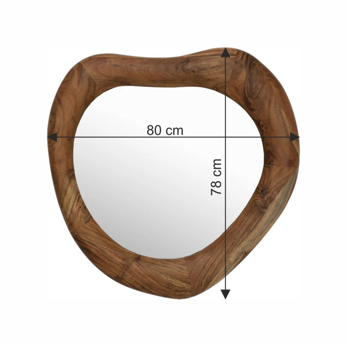 Зеркало Jorge 80x78cm KARE 70375