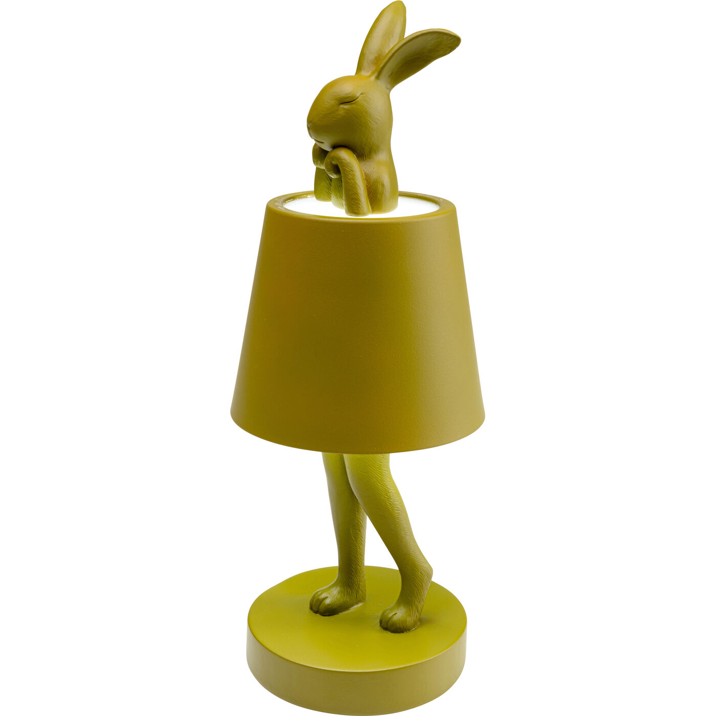 Светильник настольный Animal Rabbit LED Grey 29cm KARE 58429