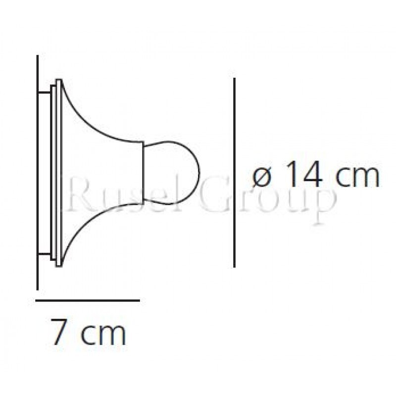 Настенно-потолочный светильник Artemide TETI