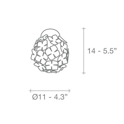 Потолочный светильник Terzani Orten' zia Потолочный светильник Terzani Orten' zia