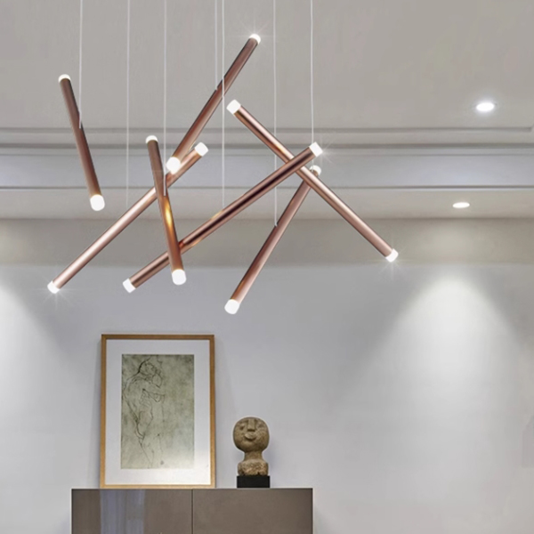 Люстра Dutti D0068 LED Chandelier Modern 14 Copper by ImperiumLoft