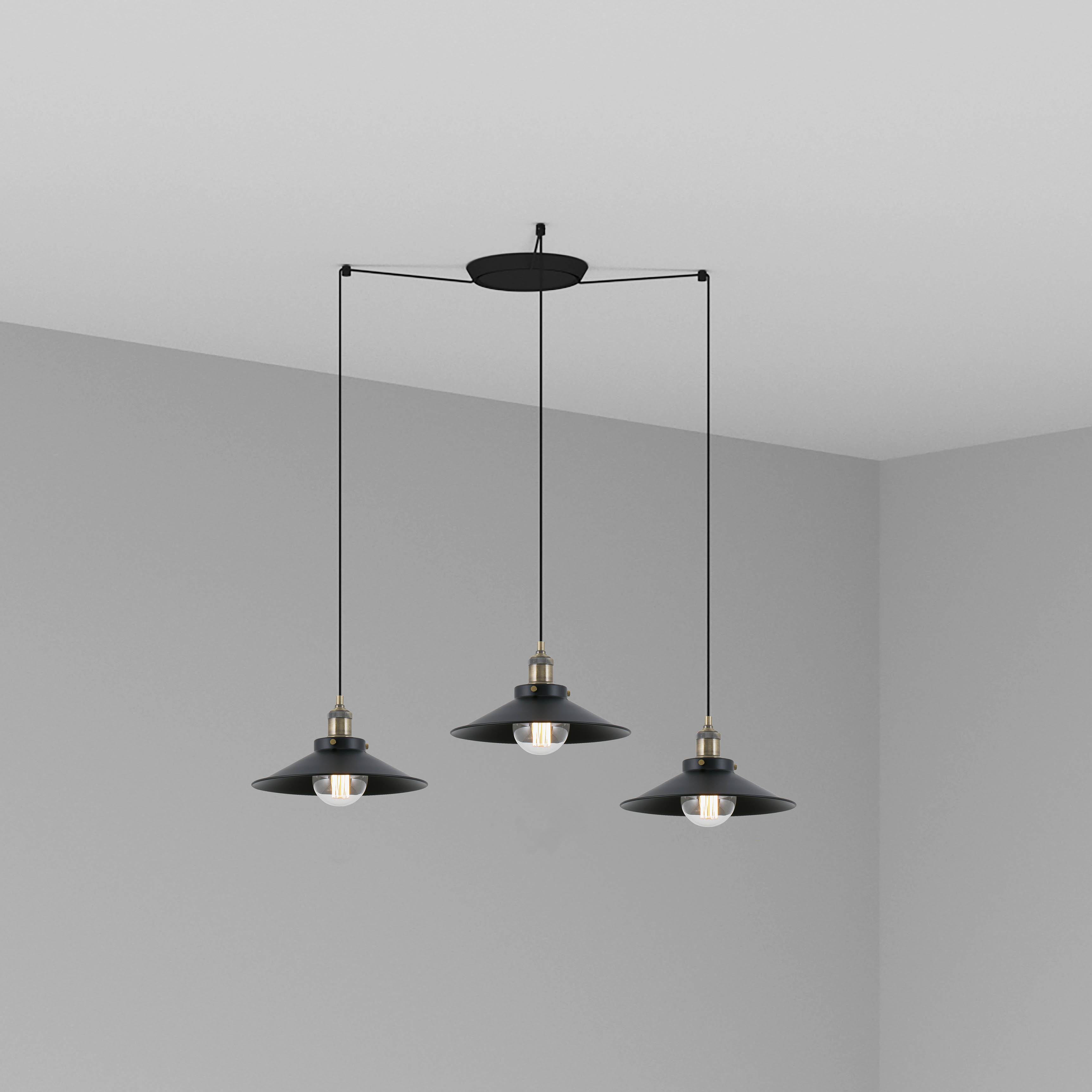 Люстра Marlin 3L черная Faro