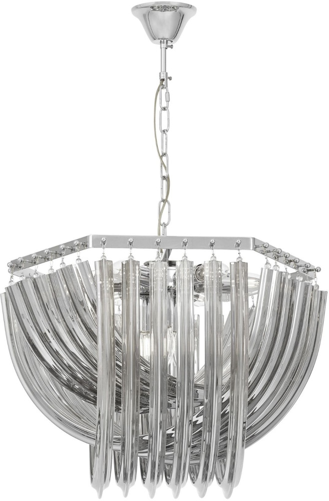 Подвесная люстра Lumina Deco LDP 7044-550 CHR+GY