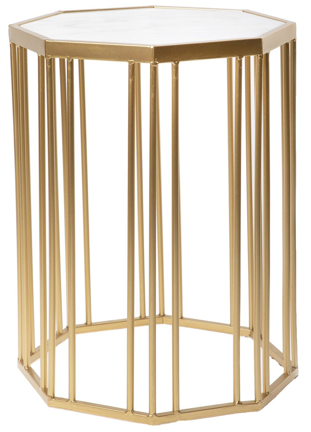 Столик интерьерный с белым мрамором Glasar 54-099