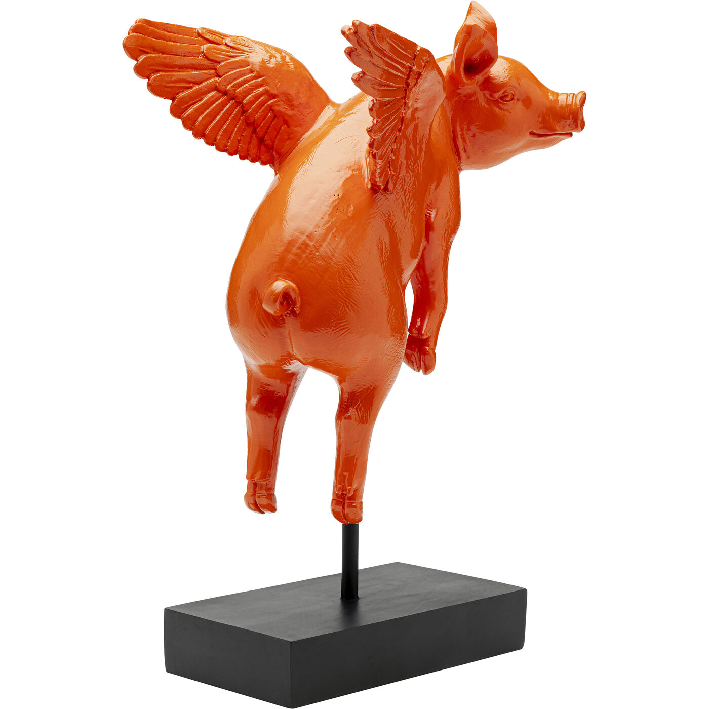 Фигура декоративная Flying Pig Orange 29cm KARE 56904