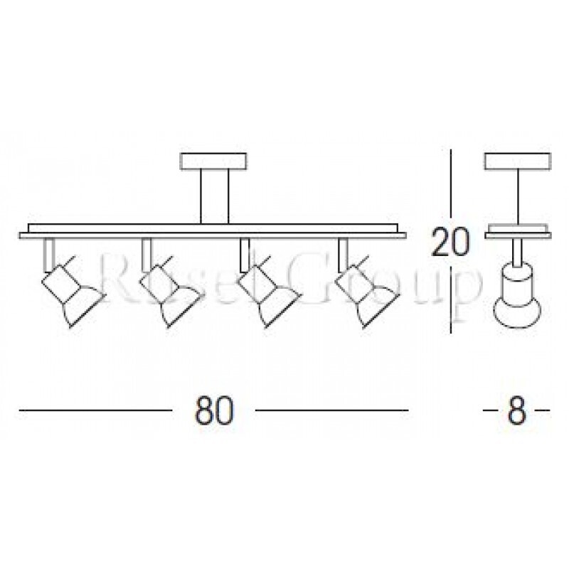 Потолочный светильник Linea Light SPOTTY 7349