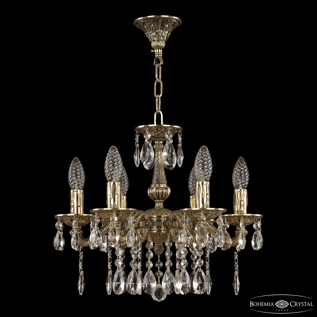 Люстра бронзовая 70126/6/125 A GB Bohemia Ivele Crystal