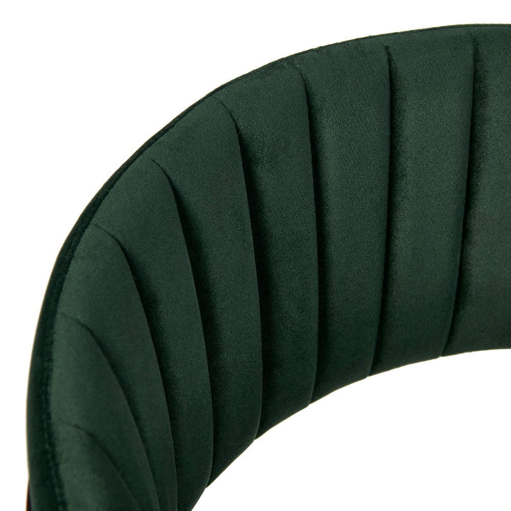 Стул полубарный Turin зеленый с золотыми ножками Bradex Home FR 0908