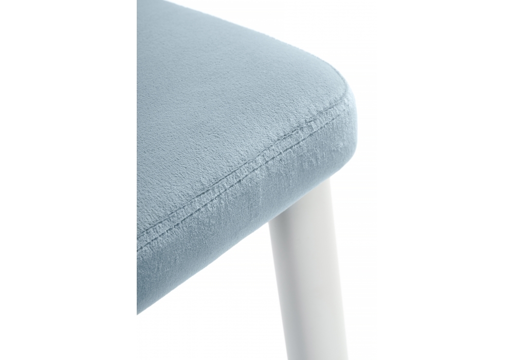 Стул Woodville Kora light blue / white 15095