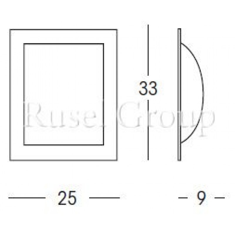 Настенно-потолочный светильник Linea Light Metal Wally 539NS