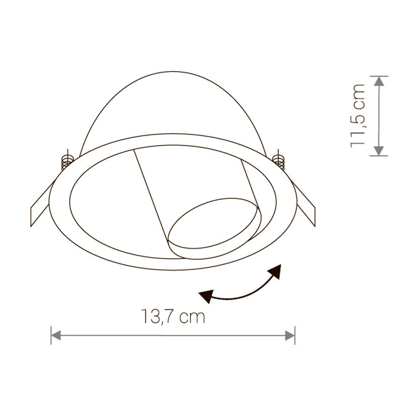 Встраиваемый светильник Nowodvorski 8826