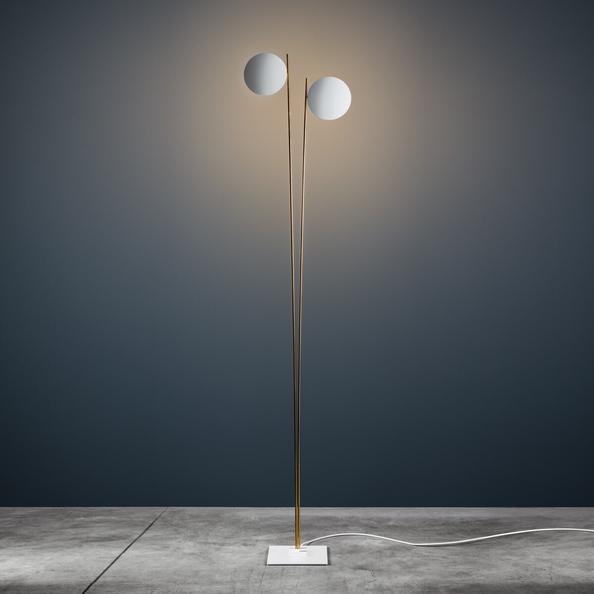 Торшер Catellani & Smith Lederam F2 white/gold