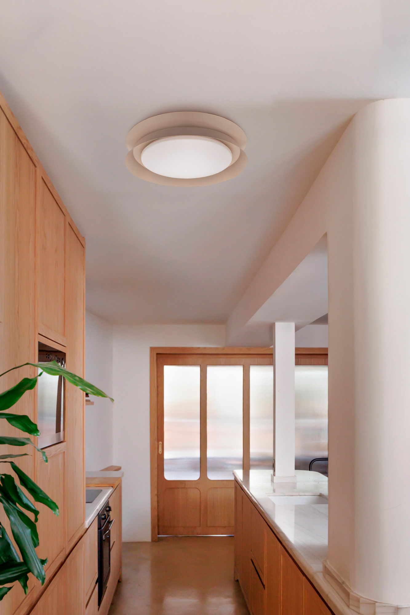 Потолочный светильник TENDER серый LED 24W 2700K Faro