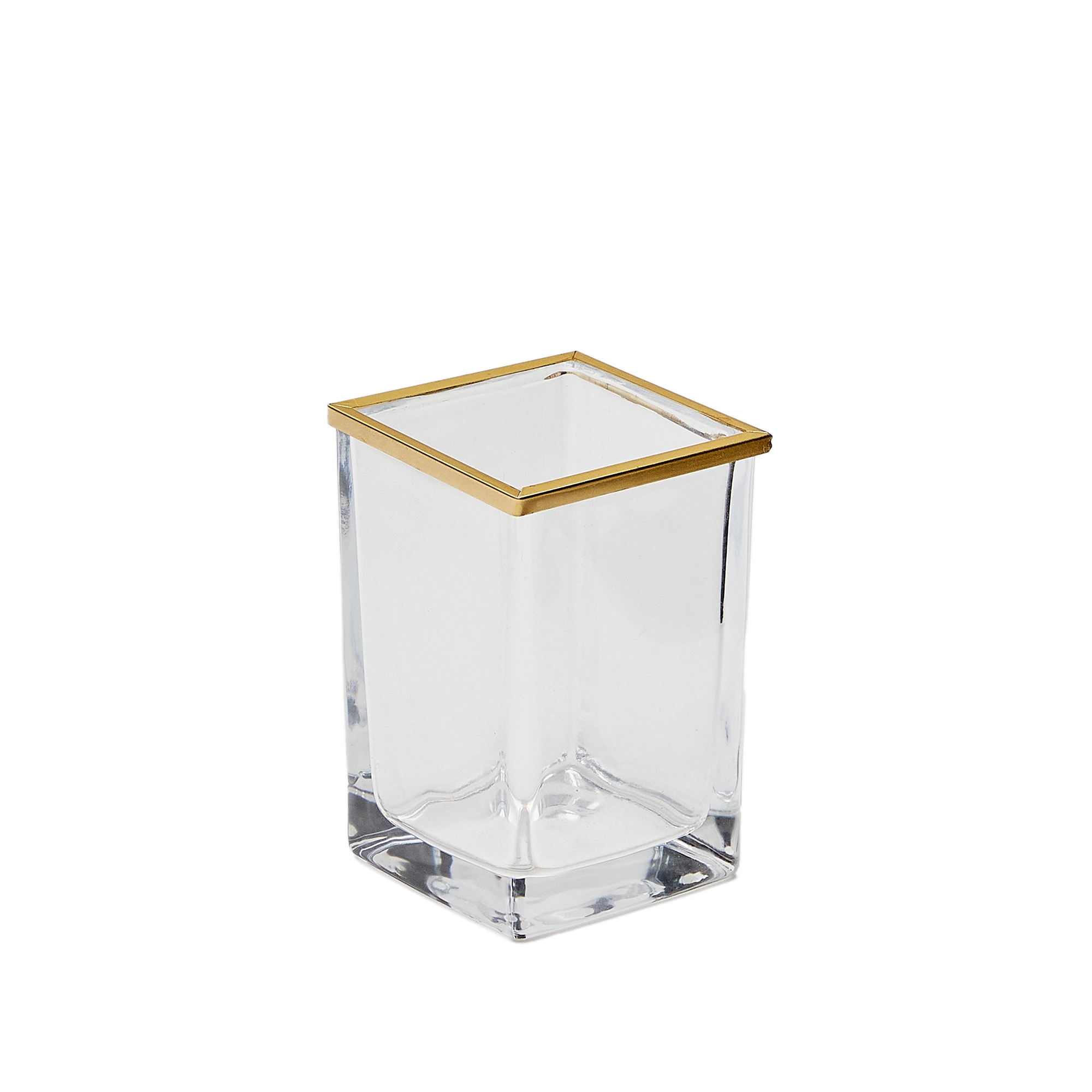 Soanet Держатель для зубных щеток из стекла и металла золотистый La Forma (ex Julia Grup)