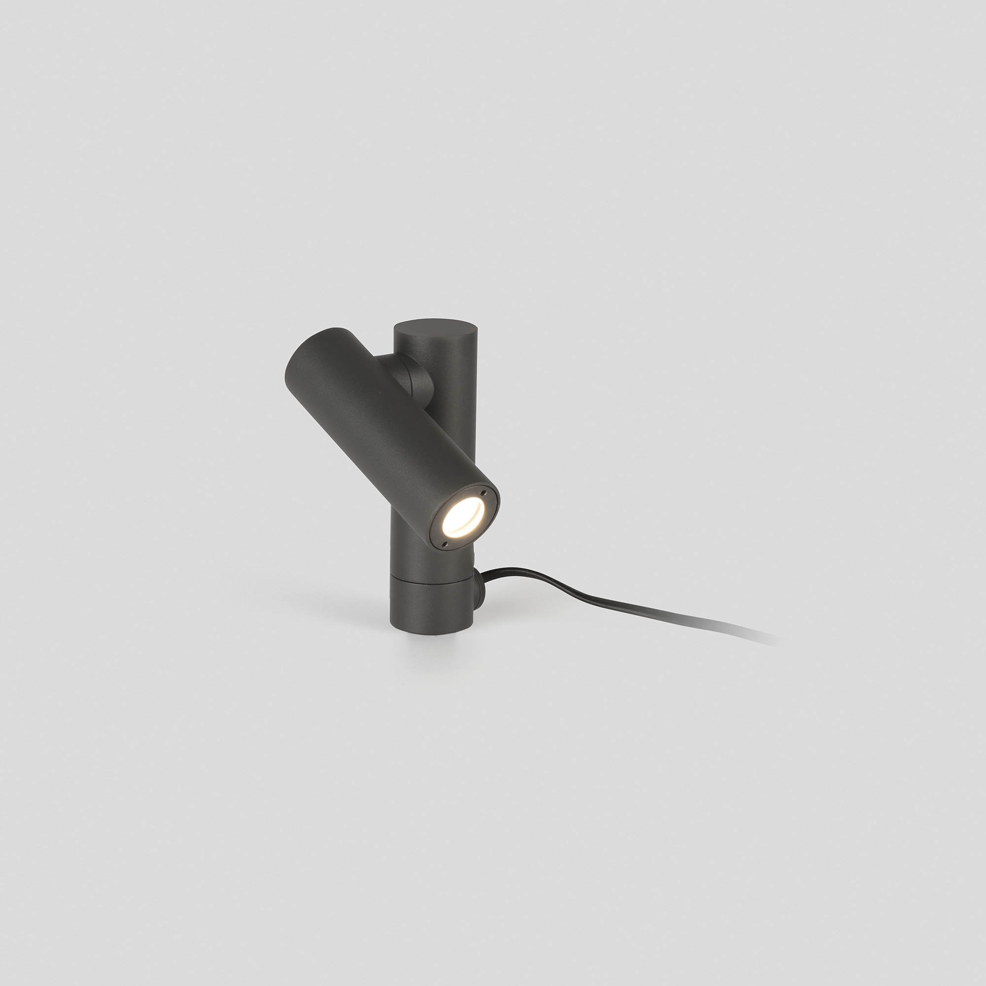 Темно-серая лампа Spy 145 на столбе  LED 6W 3000K 30° Faro