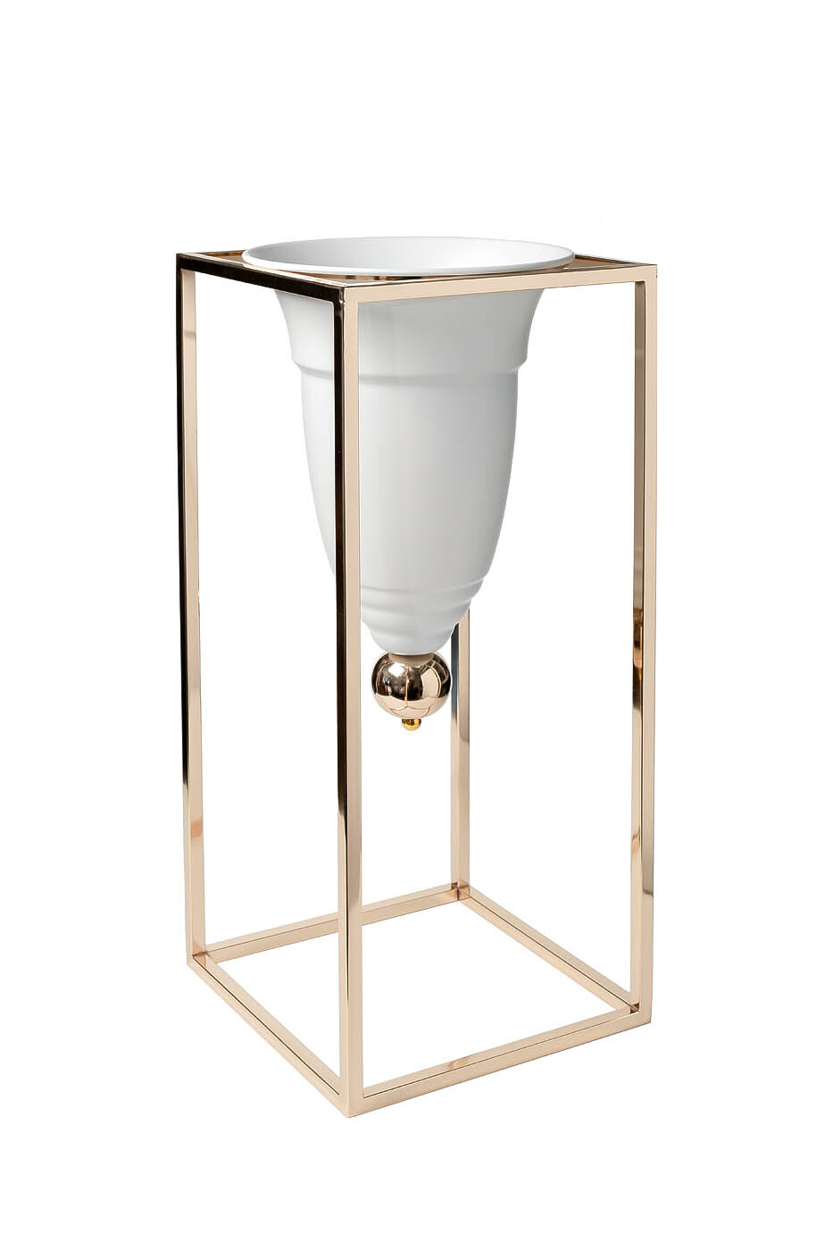 Кашпо на подставке (золото) Garda Decor 2K389267-G
