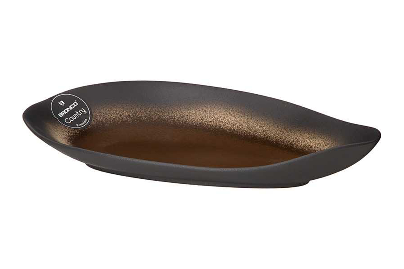 Блюдо "Country" коричневое 31*20*6 см Garda Decor 62-136